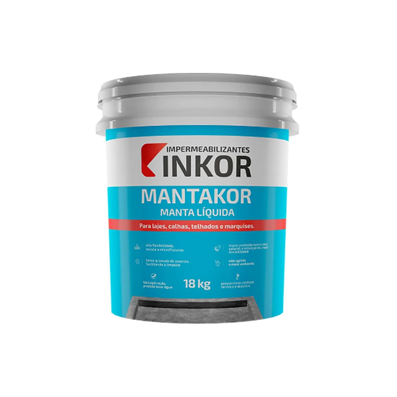 INKOR MANTA LIQUIDA 18L CINZA E BRANCO