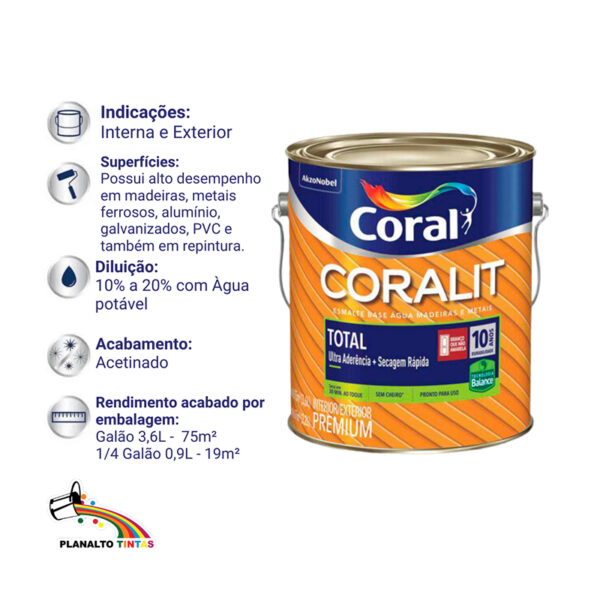 CORAL CORALIT TOTAL BR/AC 3,6L