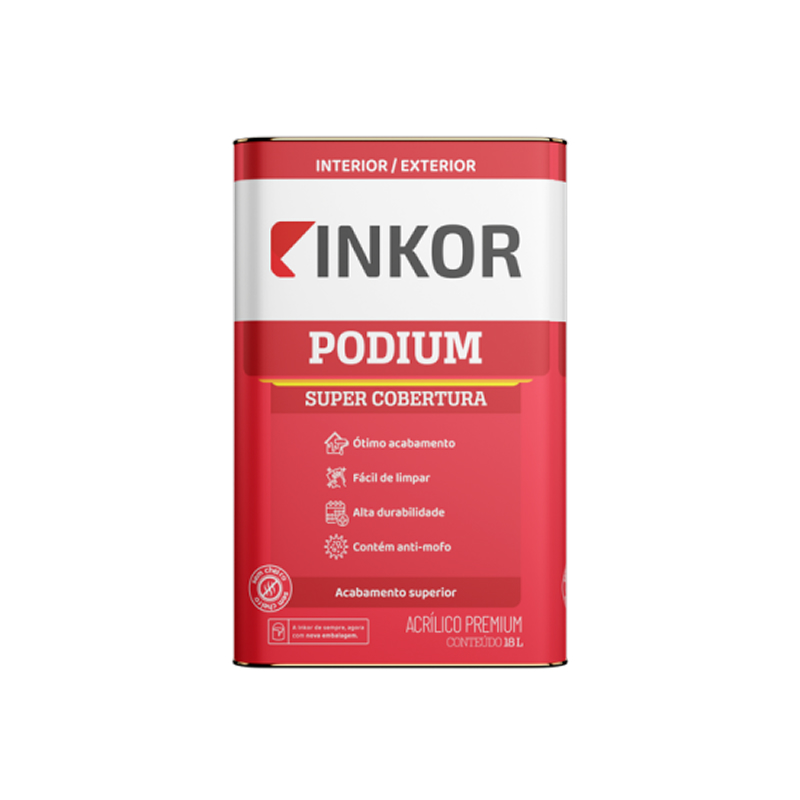 INKOR PODIUM PREMIUM BRANCO FOSCO 18L
